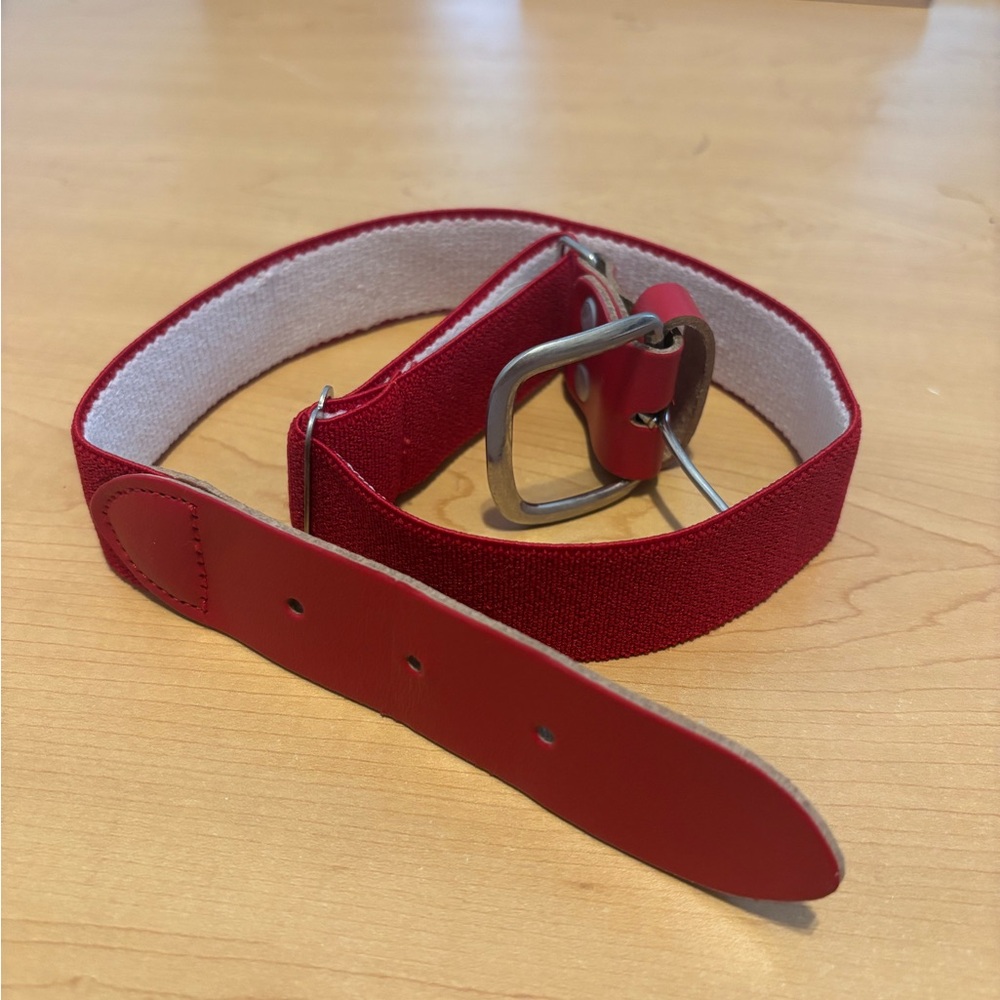 Red ⚾️ Baseball Belt - adjustable